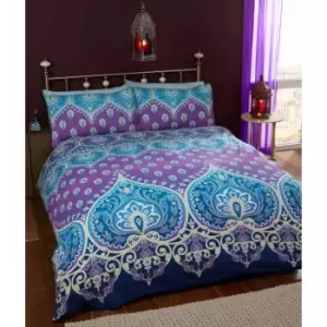 Image of Asha Sapphire Duvet Set - Single