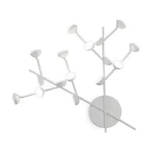 Image of Built-in LED wall lamp White DNA 16 bulbs 8.6cm