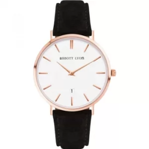 Image of Ladies Abbott Lyon Kensington 34 Suede Watch