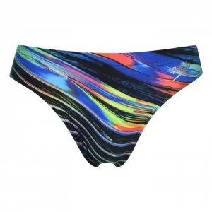 Image of Speedo Echo Swimming Briefs Mens - Black/Multi