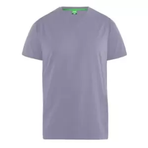 Image of Duke Mens Signature 2 King Size Cotton V Neck T-Shirt (XL) (Pale Grape)