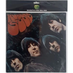 Image of The Beatles Rubber Soul Steel Wall Sign