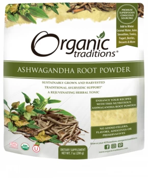 Image of Organic Traditions Ashwagandha Powder - 200g