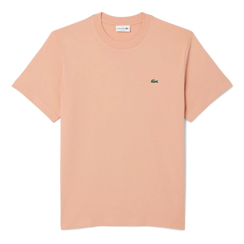 Image of Lacoste Cotton-T-Shirt Orange male M