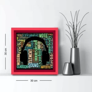 Image of 3030AHS-050 Multicolor Decorative Framed MDF Painting