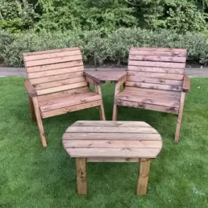 Image of Charles Taylor Grand Twin Angled with Coffee Table