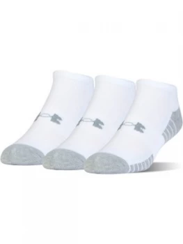 Image of Urban Armor Gear Mens Heatgear Tech No Show 3 Pack Socks Stone