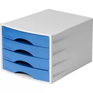 Image of Durable 776206 Desk drawer box White No. of drawers: 4