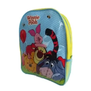 Image of Winne The Pooh Childrens/Kids Backpack (One Size) (Yellow/Blue)