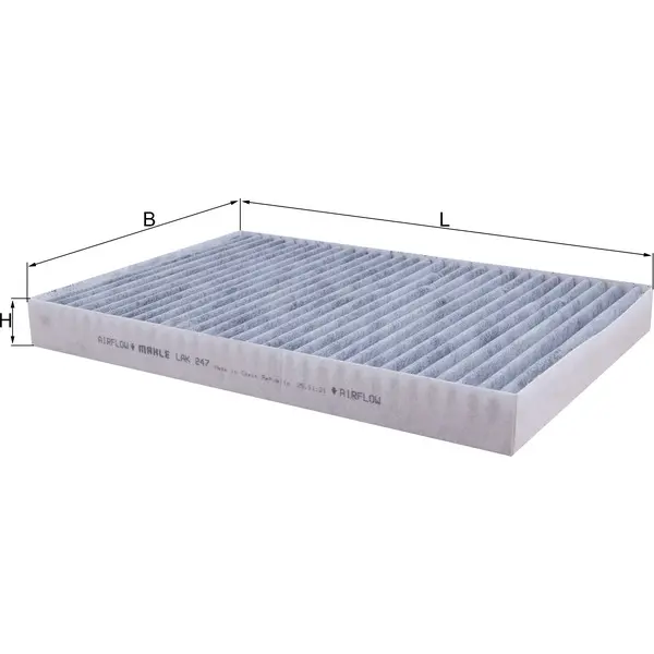 Image of Pollen Air Filter (Carbon) Lak247 70390721 By Mahle Original