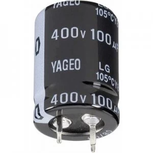 Image of Yageo LG100M1000BPF 2530 Electrolytic capacitor Snap in 10 mm 1000 100 V 20 x H 25mm x 30 mm