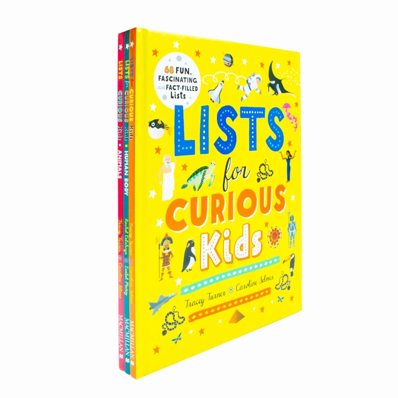 Image of Lists for Curious Kids Collection 3 Books Box Set By Tracey Turner, Rachel Delahaye (Lists for Curious Kids, Human Body & Animals) Tracey Turner Books