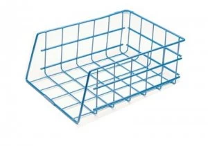 Image of Universal Large Capacity Stacking Wire Tray Blue