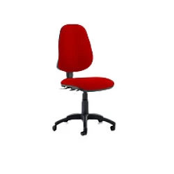 Image of Dynamic Independent Seat & Back Task Operator Chair Without Arms Eclipse Plus III Bergamot Cherry Seat High Back