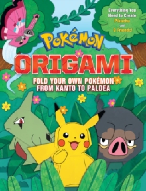 Image of Pokemon Origami: Fold Your Own Pokemon Kanto to Paldea Paperback / softback