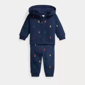 Image of Polo Ralph Lauren Baby Cotton-Blend Tracksuit - 3 Months