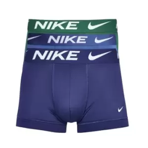 Image of Nike 3 Pack Stretch Long Boxers Mens - Blue