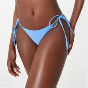 Image of Jack Wills Tie Side Bikini Bottoms - Blue