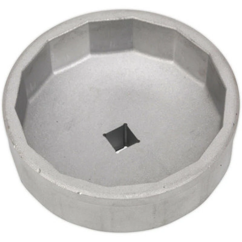 Image of Loops 74.5mm Oil Filter Cap Wrench - 14 Flutes - 3/8" Sq Drive - Aluminium Alloy Multi