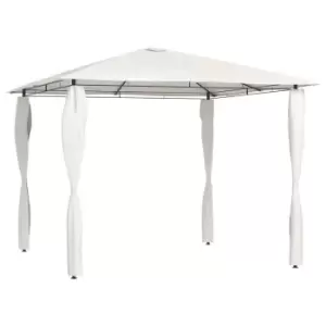 Image of VidaXL Gazebo with Post Covers 3x3x2.6 m Cream 160 g/m