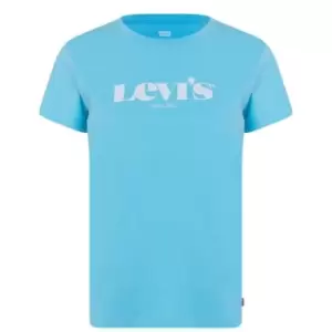 Image of Levis New Logo T Shirt - Blue