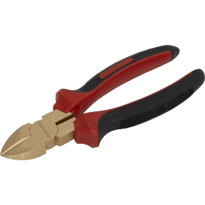 Image of Loops 200mm Non-Sparking Diagonal Cutting Pliers - Hardened Cutting Jaws - Die Forged Multi
