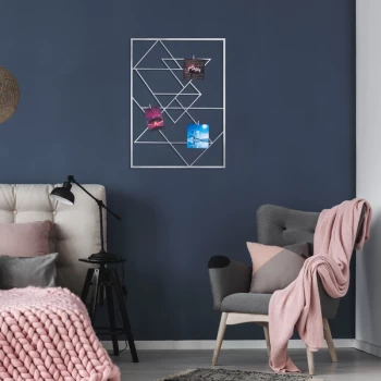 Image of Moodboard 5 - Silver Silver Decorative Metal Wall Accessory