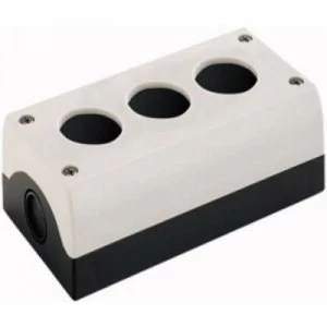 Image of Eaton M22-I3 Housing 3 installation slots, for floor mounting (Ø x H) 22mm x 80 mm Anthracite