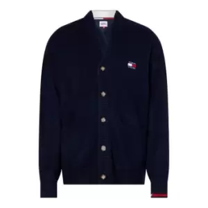 Image of Tommy Jeans Tjm Skater Badge Cardi Sweater - Blue