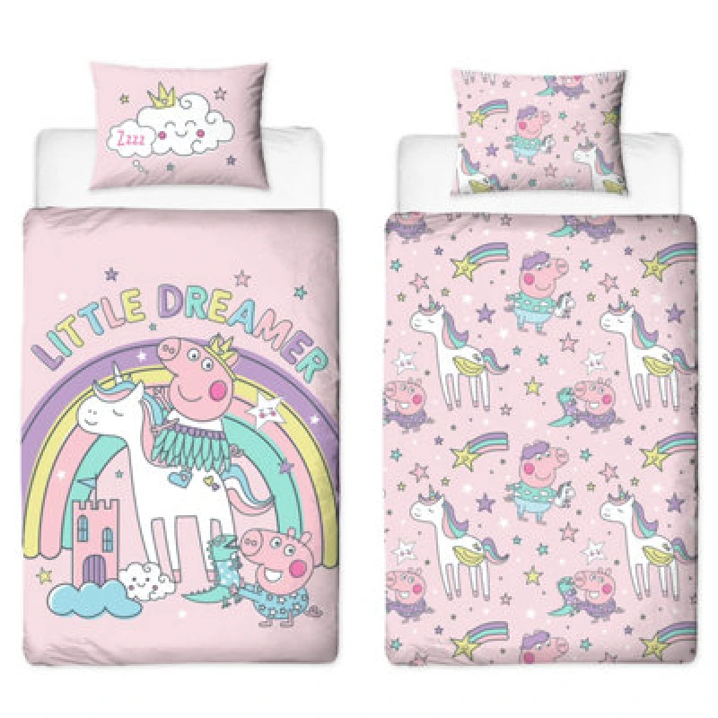Image of Peppa Pig Bedtime Junior Duvet Cover