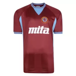 Image of Score Draw Aston Villa 1984 Retro Football Shirt