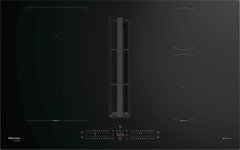 Image of Hisense HEH8432BSCWF 83cm Air Venting Induction Hob - BLACK HEH8432BSCWF