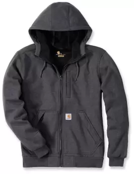 Image of Carhartt Wind Fighter Zip Hoodie, grey, Size XL, grey, Size XL