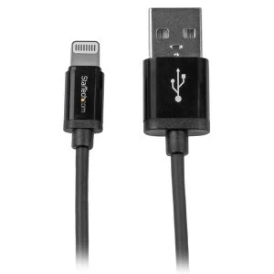 Image of StarTech USB to Lightning Cable - Apple MFi Certified - 1m (3 ft.) - Black