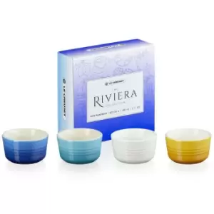 Image of Le Creuset Riviera Set Of 4 Mini Ramekins