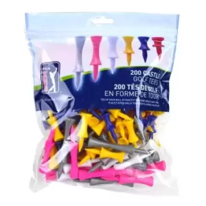 Image of PGA Tour Castle Golf Tees - Multi