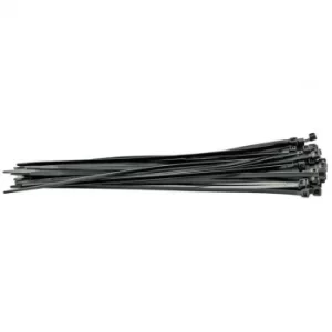 Image of Draper Cable Ties, 4.8 x 300mm, Black (Pack of 100)
