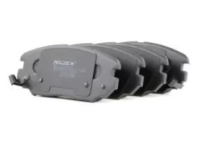 Image of RIDEX Brake pad set 402B0525 Brake pads,Brake pad set, disc brake HYUNDAI,KIA,TUCSON (JM),ix20 (JC),SONATA V (NF),SONATA IV (EF),GRANDEUR (TG)