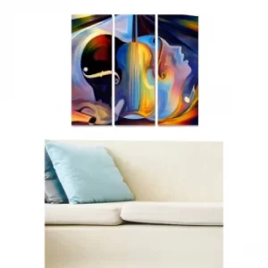 Image of MDF224339824 Multicolor Decorative MDF Painting (3 Pieces)
