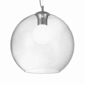 Image of Nemo Large Globe Ceiling Pendant Clear, E27
