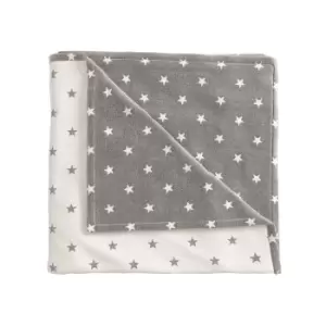 Image of Helena Springfield Star Woven Throw, Grey