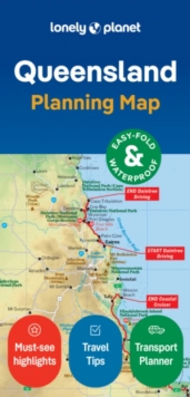 Image of Lonely Planet Queensland Planning Map Sheet map, folded