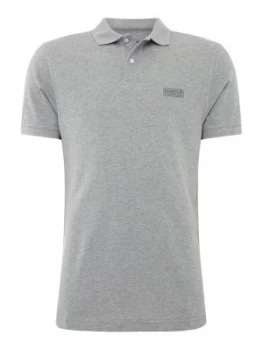 Image of Mens Barbour Essential Polo Shirt Grey