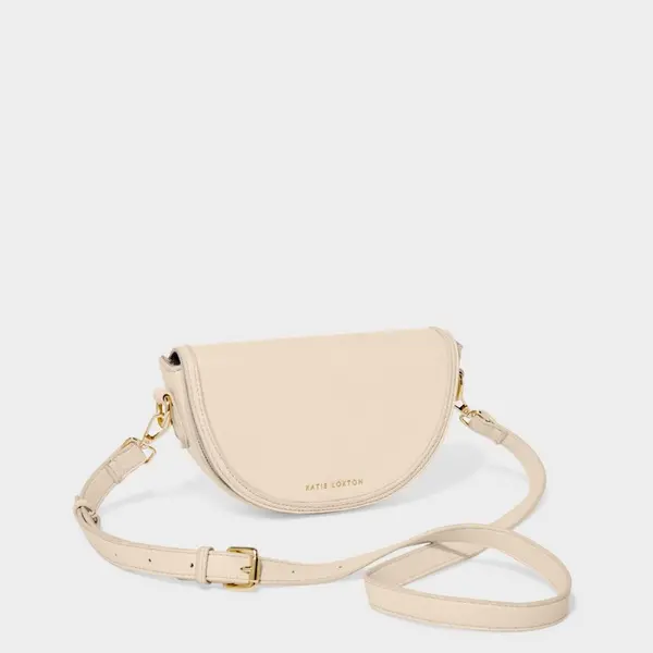 Image of Katie Loxton Eggshell Cleo Mini Saddle Saddle Bag KLB2839