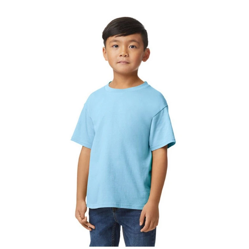Image of Gildan Softstyle boys's Children's T shirt in Blue