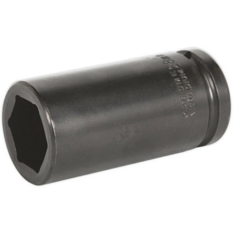 Image of Loops 28mm Forged Deep Impact Socket - 3/4" Sq Drive - Corrosion Resistant - Steel Metallics