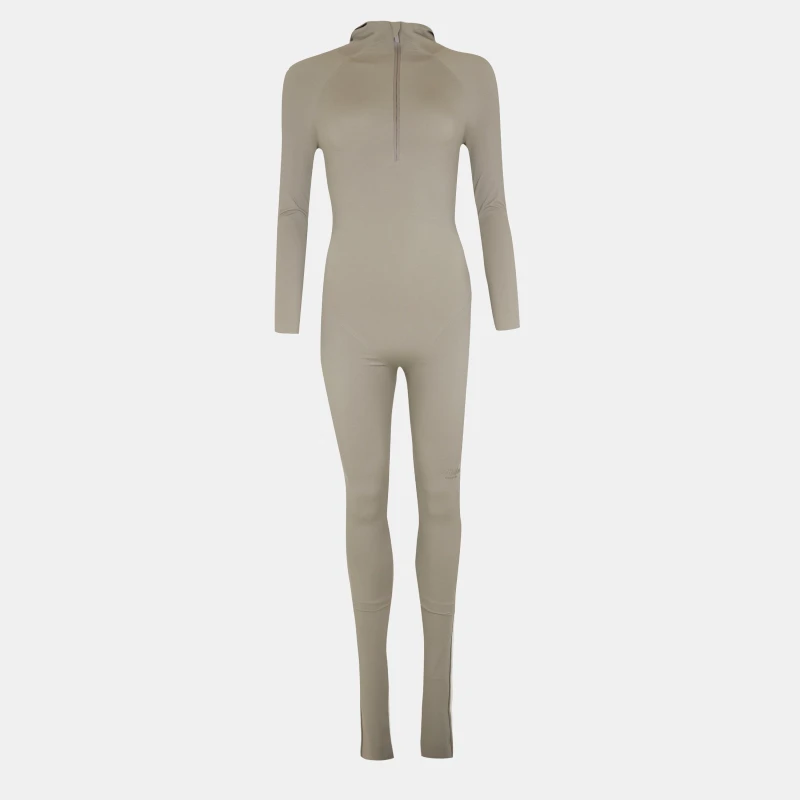 Image of adidas Womens Athletics Jumpsuit Clay female 12 (M)