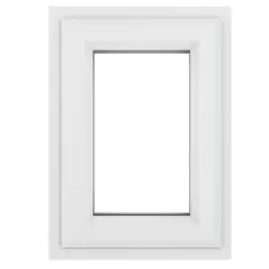 Image of Crystal uPVC Window A Rated Top Opener 610mm x 1040mm Clear Glazing - White