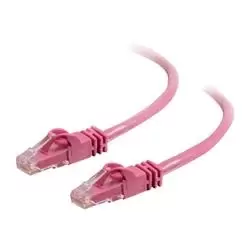 Image of C2G 3m Cat6 550 MHz Snagless Patch Cable - Pink