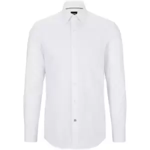 Image of Boss Hank Long Sleeve Shirt - White